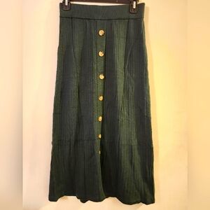 Ribbed Maxi Skirt